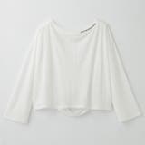 ボートネックバック英字カッティングTシャツ | LAYLA | 詳細画像6