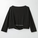 ボートネックバック英字カッティングTシャツ | LAYLA | 詳細画像10