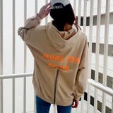 ベージュ | 【LAYLA KOREA】オリジナルバックジップパーカー | LAYLA