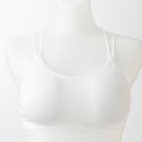 ホワイト | 盛れるカップ付カラフルブラトップ レディースファッション通販 キャミ | LAYLA