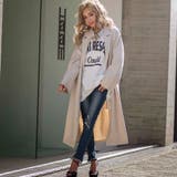 グレージュ | ソフトツイルダブルBIGトレンチコート | LAYLA