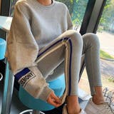 グレー | 【韓国発】マルチ配色バックロゴスウェットセットアップ スウェット セットアップ | LAYLA