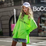 ネオングリーン | ロングテールロゴビッグカットソー レディースファッション通販 ロゴ | LAYLA