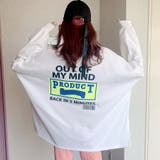 バックネオンロゴ使いビッグプルオーバー 超BIG スウェット | LAYLA | 詳細画像5