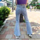 フロントポケット裾フリンジフレアデニムパンツ レディースファッション通販 ハイウ… | LAYLA | 詳細画像5 