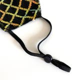 スパンコール付グリッターマスク 成人用 キラキラ | LAYLA | 詳細画像3 