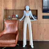 ハイウエストスタイルアップルーズパンツ ファッション通販 女性 | LAYLA | 詳細画像8 