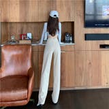 ハイウエストスタイルアップルーズパンツ ファッション通販 女性 | LAYLA | 詳細画像10 