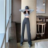 ハイウエストスタイルアップルーズパンツ ファッション通販 女性 | LAYLA | 詳細画像14 