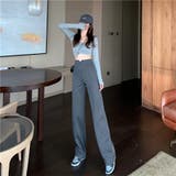 ハイウエストスタイルアップルーズパンツ ファッション通販 女性 | LAYLA | 詳細画像15 