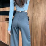 ハイウエストスタイルアップルーズパンツ ファッション通販 女性 | LAYLA | 詳細画像17 
