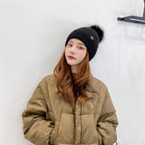 ぽんぽん付サイドステッチニット帽 ファッション通販 女性 | LAYLA | 詳細画像8