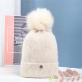 ぽんぽん付サイドステッチニット帽 ファッション通販 女性 | LAYLA | 詳細画像13