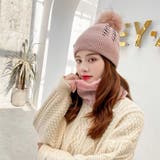ぽんぽん付サイドステッチニット帽 ファッション通販 女性 | LAYLA | 詳細画像3