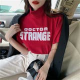 バブルスリーブプチハイネックロゴTシャツ ファッション通販 女性 | LAYLA | 詳細画像12