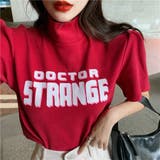 バブルスリーブプチハイネックロゴTシャツ ファッション通販 女性 | LAYLA | 詳細画像2