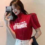 バブルスリーブプチハイネックロゴTシャツ ファッション通販 女性 | LAYLA | 詳細画像4