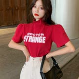 バブルスリーブプチハイネックロゴTシャツ ファッション通販 女性 | LAYLA | 詳細画像7