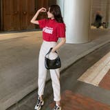 バブルスリーブプチハイネックロゴTシャツ ファッション通販 女性 | LAYLA | 詳細画像9