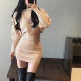 ヒップスカートレディニットミニワンピース ファッション通販 女性 | LAYLA | 詳細画像4 