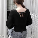 見せかけショートニット 女性 レディース | LAYLA | 詳細画像1