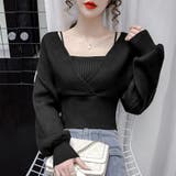 見せかけショートニット 女性 レディース | LAYLA | 詳細画像2