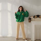 リブワイドカラーパンツ 女性 レディース | LAYLA | 詳細画像5 