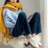 リブワイドカラーパンツ 女性 レディース | LAYLA | 詳細画像9 