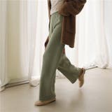 リブワイドカラーパンツ 女性 レディース | LAYLA | 詳細画像14 