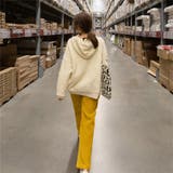 リブワイドカラーパンツ 女性 レディース | LAYLA | 詳細画像18 