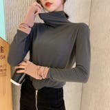 袖くしゅ配色ハイネックカットソー ファッション通販 女性 | LAYLA | 詳細画像9 