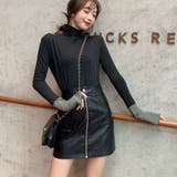 袖くしゅ配色ハイネックカットソー ファッション通販 女性 | LAYLA | 詳細画像5 