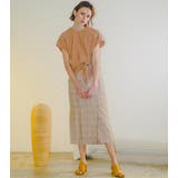 Woven Check Line Skirt | LE CIEL BLEU outlet | 詳細画像2