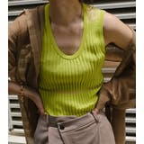 Sheer Blocking Tank Top | LE CIEL BLEU outlet | 詳細画像1 
