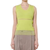 Sheer Blocking Tank Top | LE CIEL BLEU outlet | 詳細画像3 