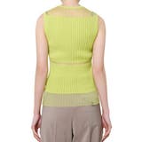 Sheer Blocking Tank Top | LE CIEL BLEU outlet | 詳細画像4 