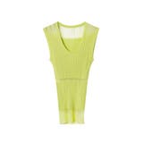 Sheer Blocking Tank Top | LE CIEL BLEU outlet | 詳細画像5 