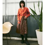 Crinkle Open Collar Shirt | LE CIEL BLEU outlet | 詳細画像1 