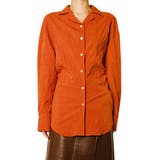 Crinkle Open Collar Shirt | LE CIEL BLEU outlet | 詳細画像2 