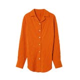 Crinkle Open Collar Shirt | LE CIEL BLEU outlet | 詳細画像4 