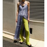 Transparent Rib Knit Pants | LE CIEL BLEU outlet | 詳細画像1