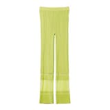 Transparent Rib Knit Pants | LE CIEL BLEU outlet | 詳細画像6