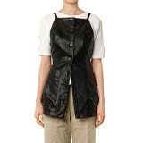 Faux Leather Cami Top | LE CIEL BLEU outlet | 詳細画像2 