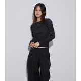 Lace-up Rib Knit | LE CIEL BLEU outlet | 詳細画像2 