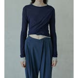 Double Layered Sheer Top | LE CIEL BLEU outlet | 詳細画像5 