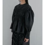 Back Ribbon Shirring Blouse | LE CIEL BLEU outlet | 詳細画像11 