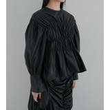 Back Ribbon Shirring Blouse | LE CIEL BLEU outlet | 詳細画像12 