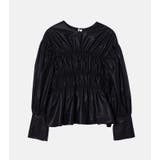 Back Ribbon Shirring Blouse | LE CIEL BLEU outlet | 詳細画像15 