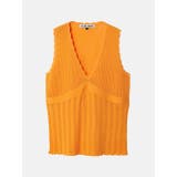 Orange | Sleeveless Lace | LE CIEL BLEU outlet