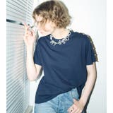Boxy T-shirt w/P | LE CIEL BLEU outlet | 詳細画像2 